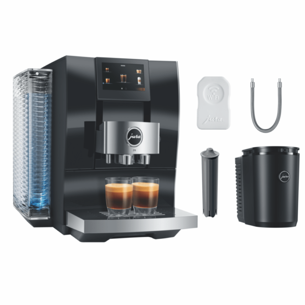 Jura Z10 Coffee Machine + 1L Cool Control + WIFI Connect Dongle + Hp3 Stainless Steel Pipe + Claris Smart+ Filter